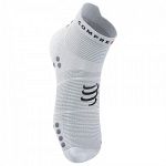 Compressport Pro Racing v4.0 Run Low Socks White / Black